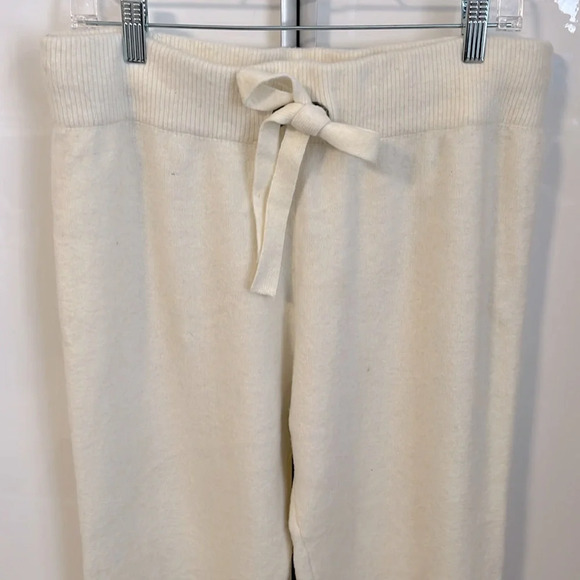 ZARA Knit Jogger Drawstring Wide Hem Wool Blend, Size L - Picture 2 of 9
